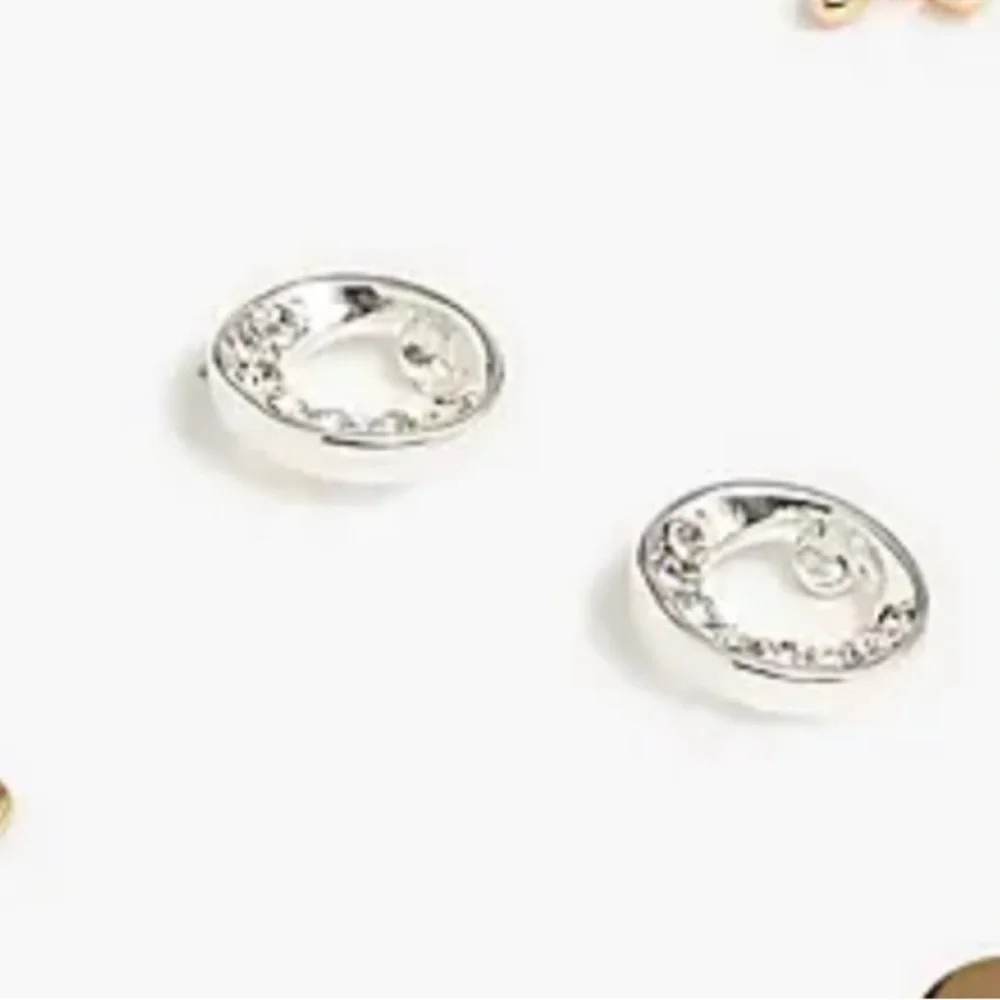 Boutique | Earrings | Circular with Clear Stones - Picture 2 of 6